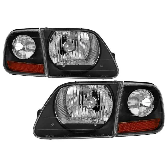 Xtune Headlights Ford F150 (1997-2003) Chrome or Black w/ Corner Light