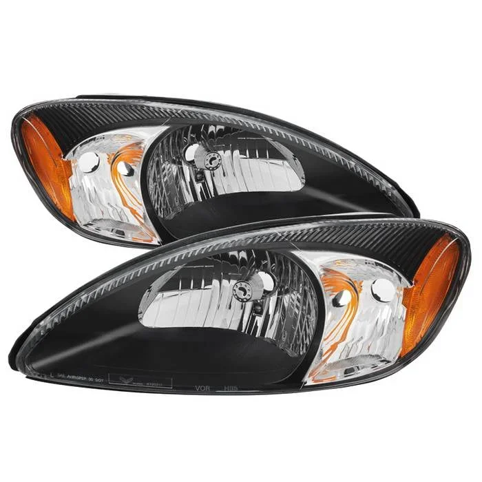 Xtune Headlights Ford Taurus (00-07) [OEM Style] Black w/ Amber Signal Lights