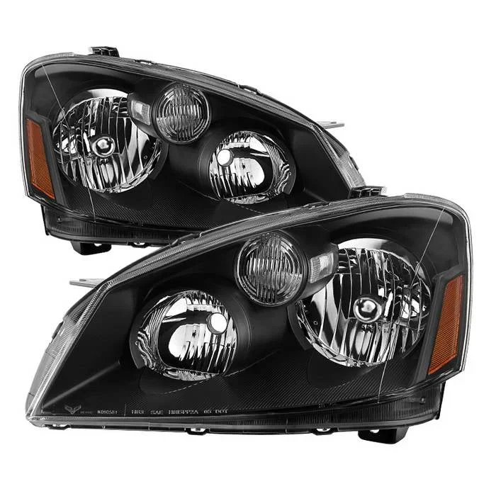 Xtune Headlights Nissan Altima (05-06) [OEM Style – Halogen Only] Black w/ or w/o Bezels