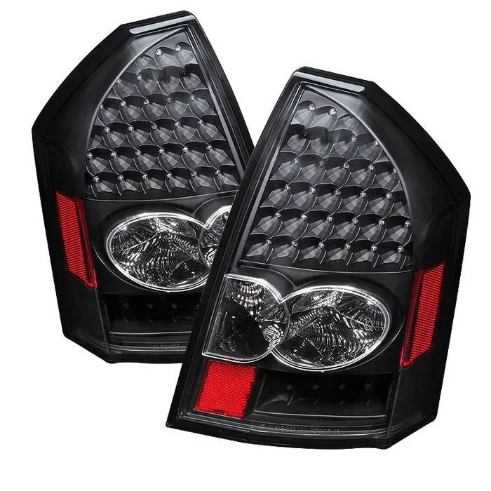 Xtune LED Tail Lights Chrysler 300 (2005-2007) Black Housing / Clear Lens