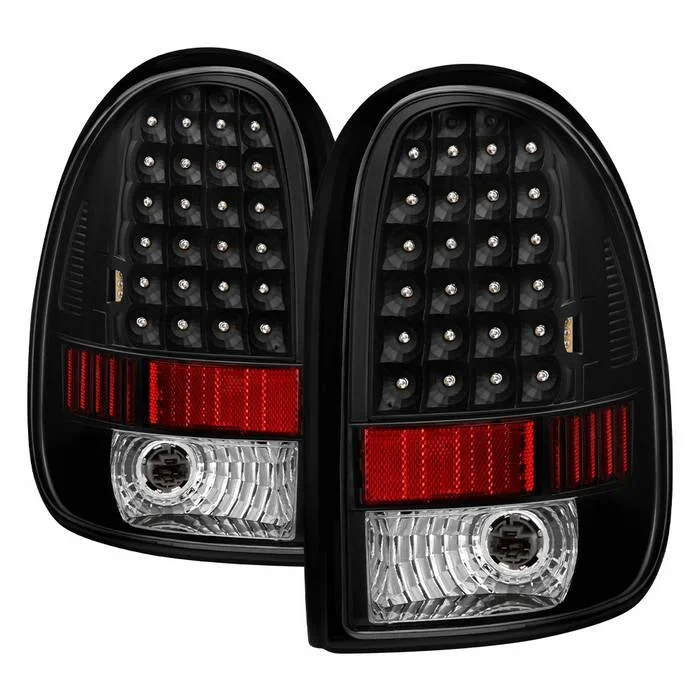 Xtune LED Tail Lights Chrysler Town & Country (1996-2000) Black Housing / Clear Lens