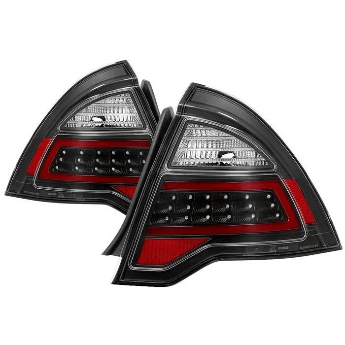 Xtune LED Tail Lights Ford Fusion (2010-2012) Black / Black Smoked
