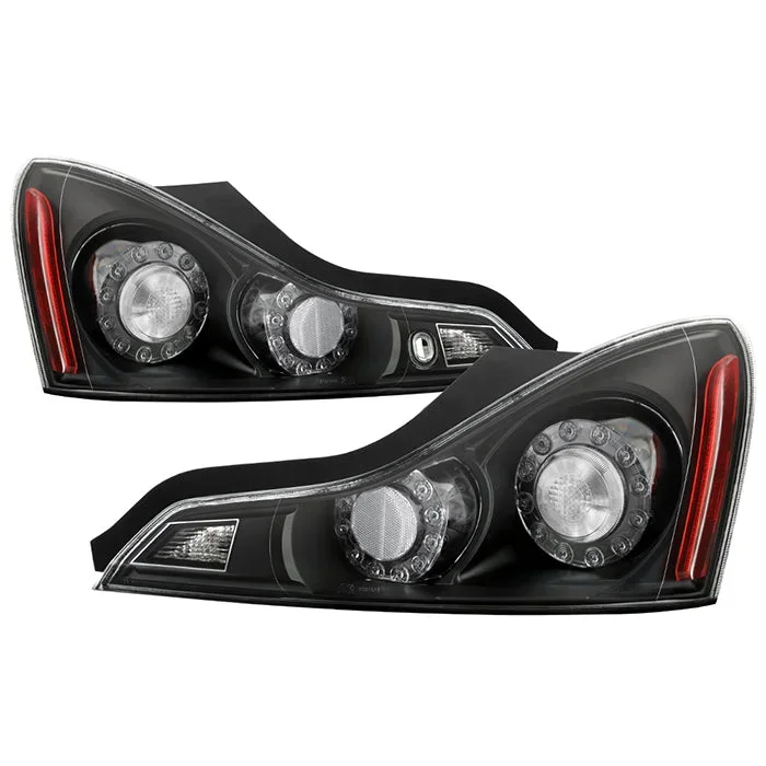Xtune LED Tail Lights Infiniti Q60 (2014-2015) [OE Style] Black Housing