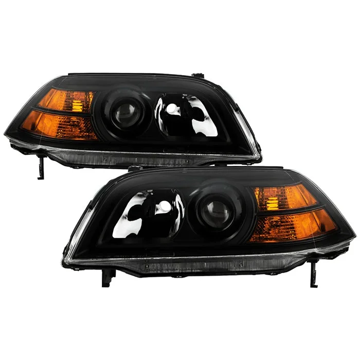Xtune Projector Headlights Acura MDX (04-06) Black or Chrome w/ Amber Turn Signal Lights