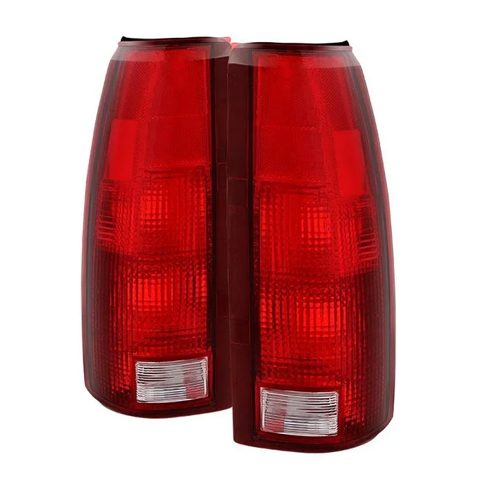 Xtune Tail Lights Chevy Tahoe (95-00) [OEM Style] Red Clear or Red Smoked Lens