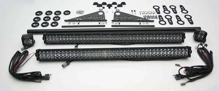 ZROADZ Off Road Products Z350040-KIT-A Modular Rack Mid Size Trucks Megawatt Roof Multiple LEDs Kit